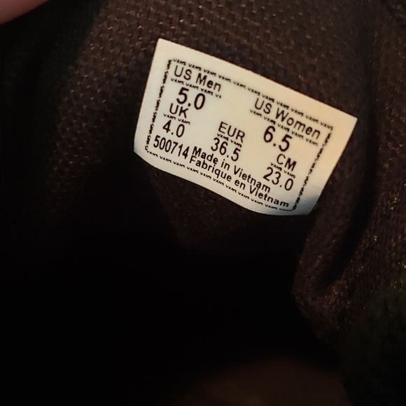 Black and white floral Vans New no tags or Box - Picture 7 of 7